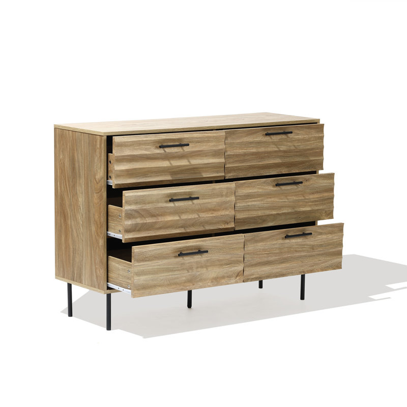 Commode 6 tiroirs Casper