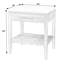 Mayfair 1 Drawer Wood and Marble Nightstand-1352168949