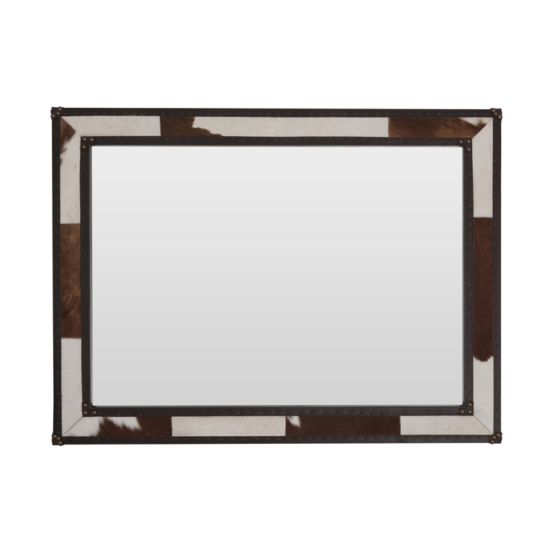 Eden Flat Leather Wall Mirror