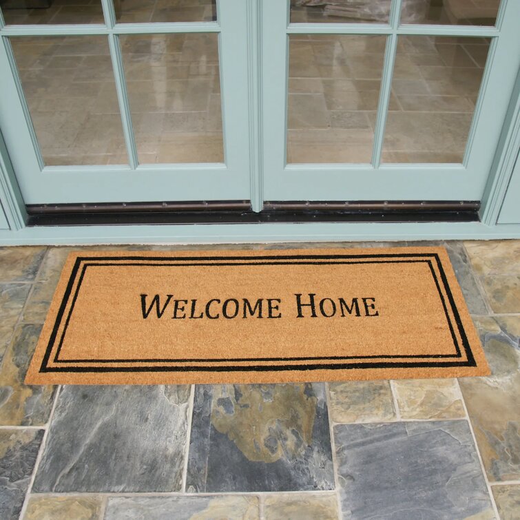 1pc Red Door Mat, With Durable Non-slip Rubber Backing, Large Welcome Mat  On Both Sides, Suitable For Front Doors, Easy To Clean, Entrance Mat, Suitab