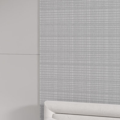 Walls-To-Go Harbor Mist Pre-Designed Whole Wall Panel Kit 96 in. x 132 in. – Modern Decorative Accent Wall for Bedroom or Living Room Areas