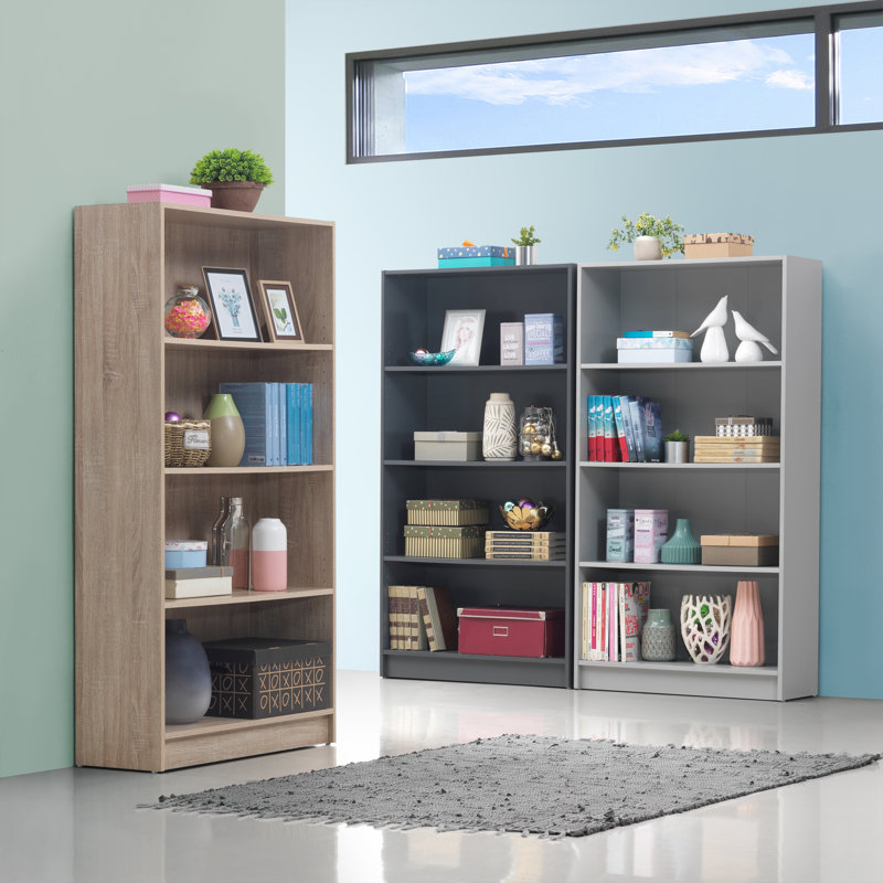 Morgan 150cm H x 80cm W Standard Bookcase, Sonoma Oak