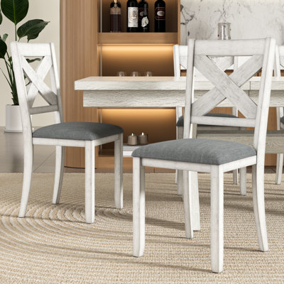 Duckworth Solid Wood Upholstered Dining Chairs