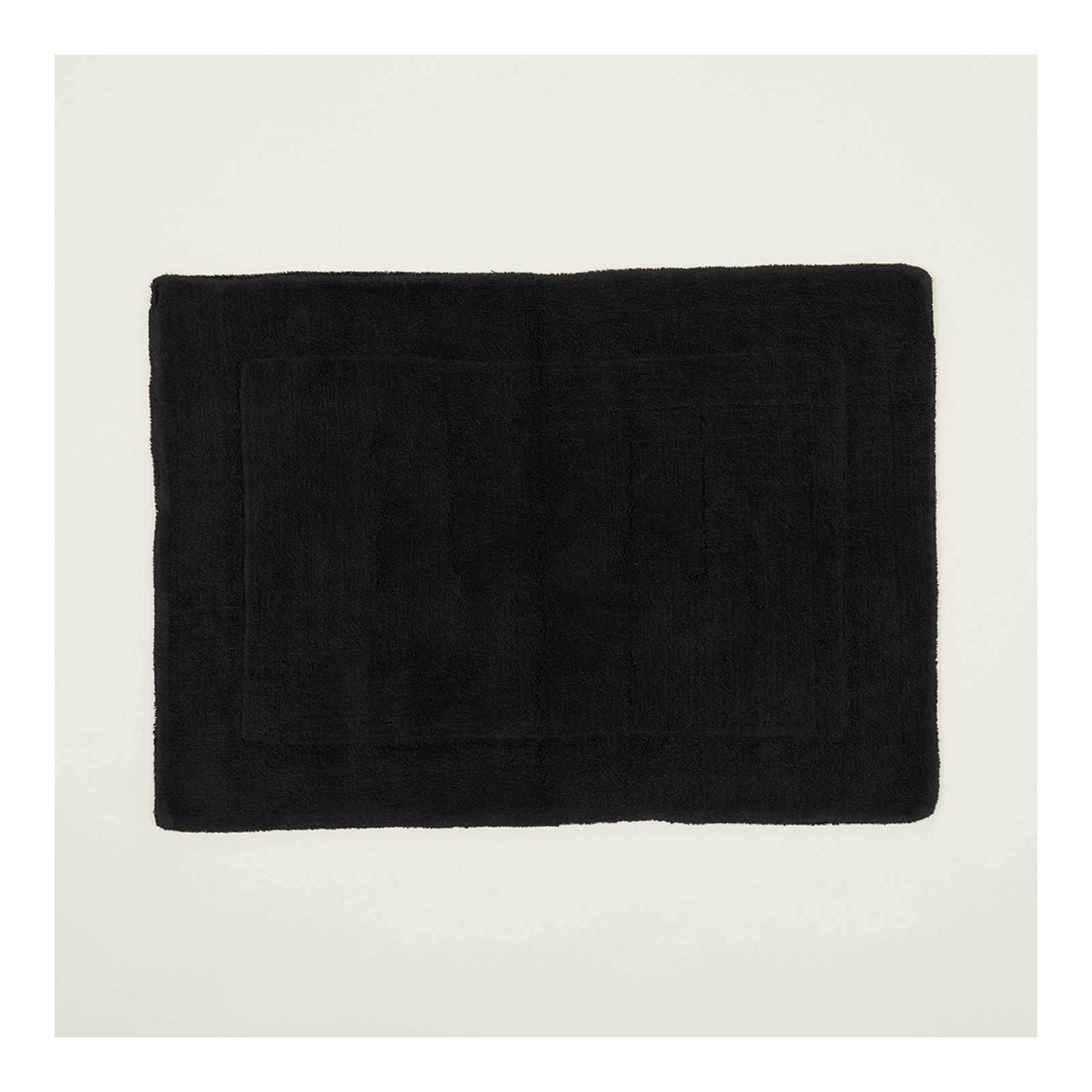 Cotton Bath Mat, Black