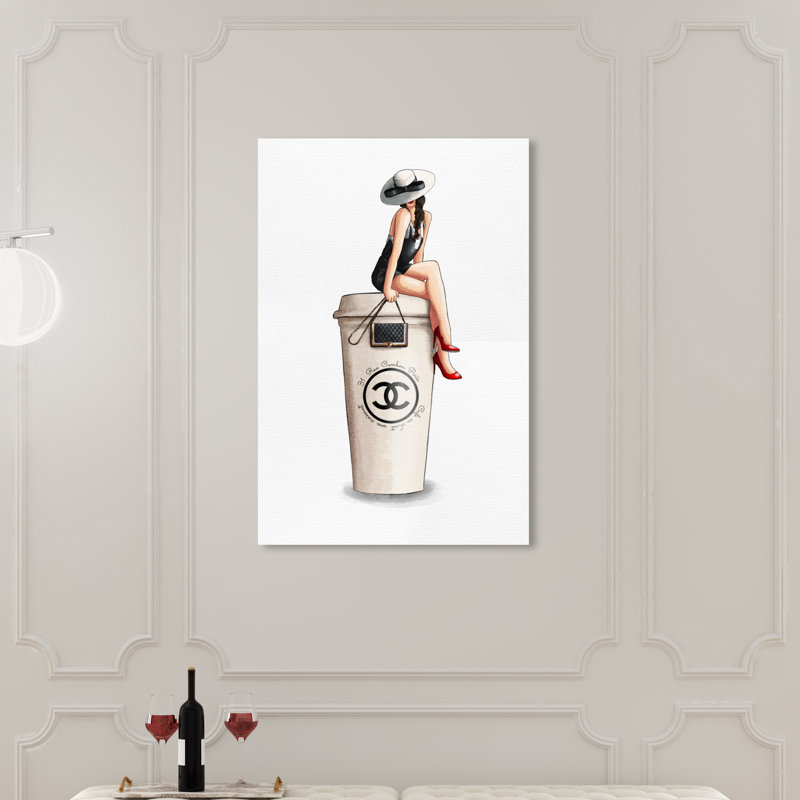 Sacs à main Cafe Au Lait Cambon, H 54 po x l 36 po, Toile tendue