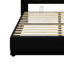 Lit tapissier, lit de rangement hydraulique avec charge USB Type-C et DEL, boutons / applications / télécommande-1065962188-1065962191