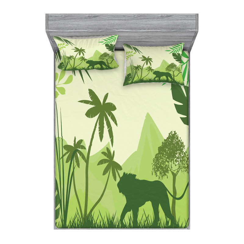 Microfiber Sheet Set, Full Sheet Set with Fitted Sheet