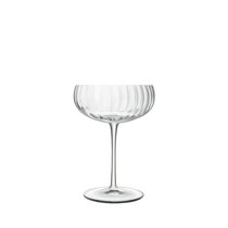  Coupe Cocktail Glass, Set of 2, 8 oz, Hand-Blown Crystal Martini  Glasses, Unique Art Deco Cocktail Glasses for Pisco Sour, Martini,  Champagne, Round Champagen Coupe