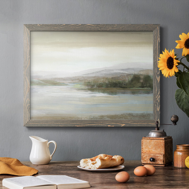 The Cove, reproduction d'art sur toile, Gris, H 18 po x l 26 po x P 1,5 po