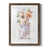 Toile avec cadre en noyer