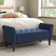 Polyester Tufted Storage Bench