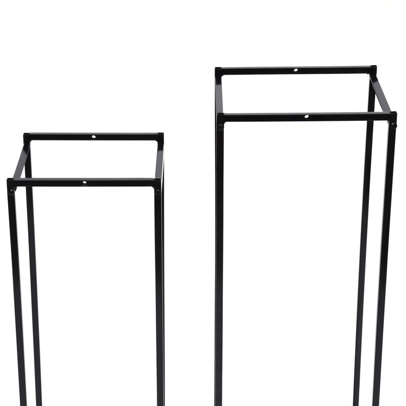 Support pour plante en métal 2 pièces