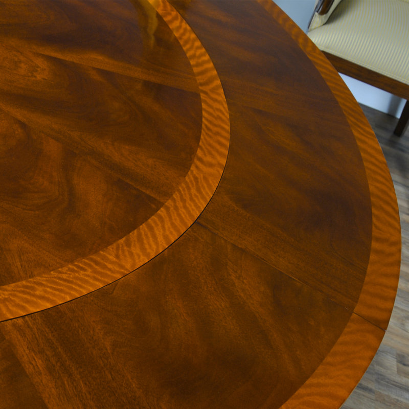 84'' L Round Solid Wood Breakroom Table