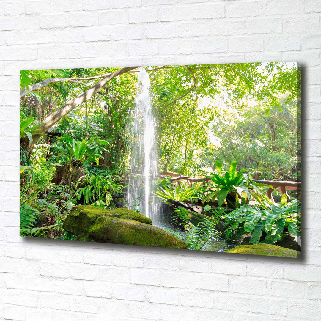 Waterfall - Wrapped Canvas Print