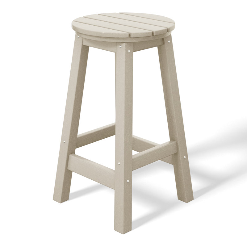Tabouret d'extérieur Laguna, Gris clair, 24"