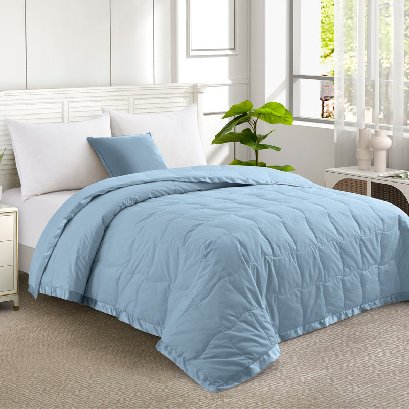 Cotton No Bedding, Full, Sky Blue