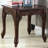 3Pc Dark Cherry Finish Coffee  And  End Table Set
