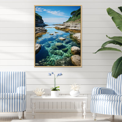Photo de plage Trideil Tidepools II - Décoration murale nautique et plage