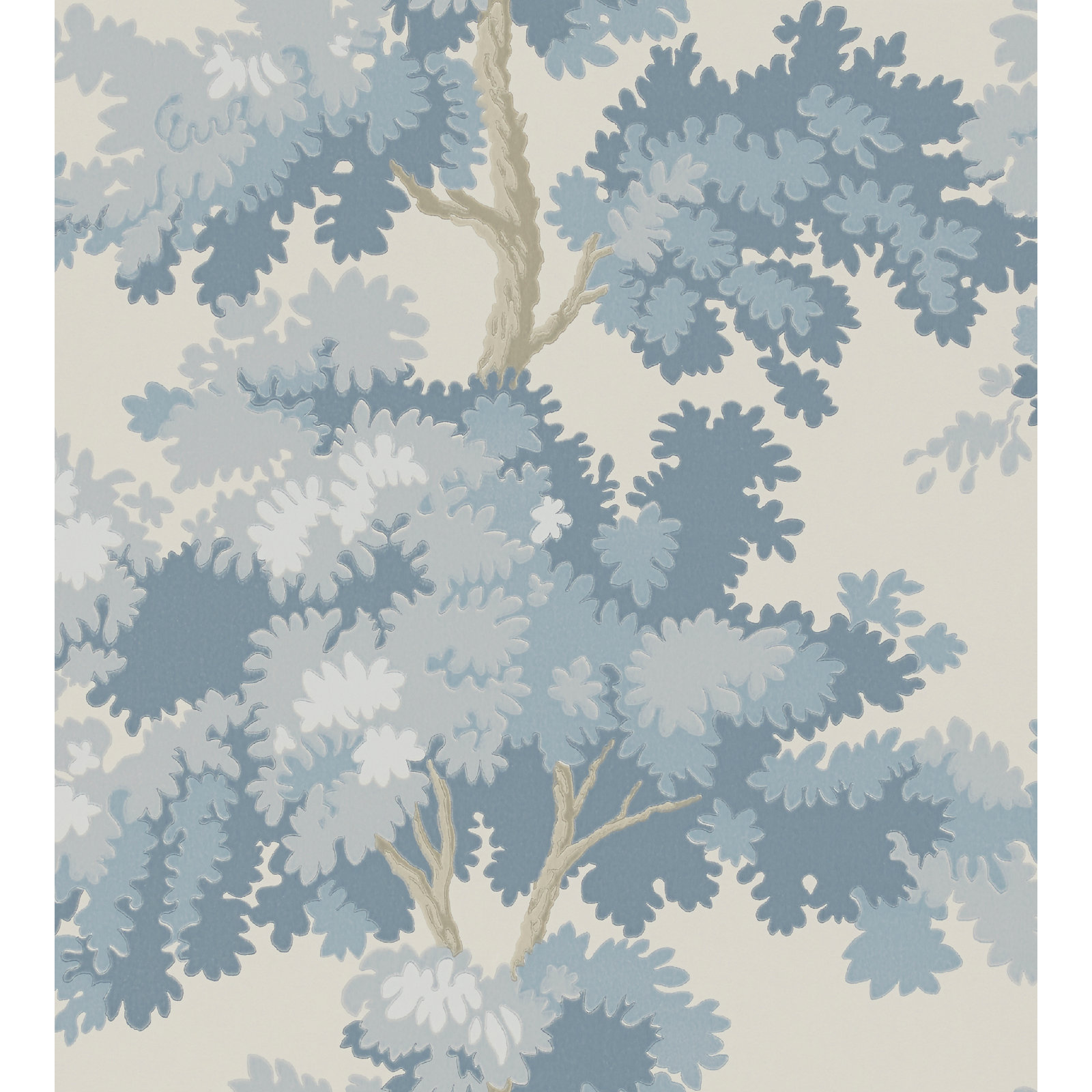 Raphael Floral Wallpaper, Light Blue