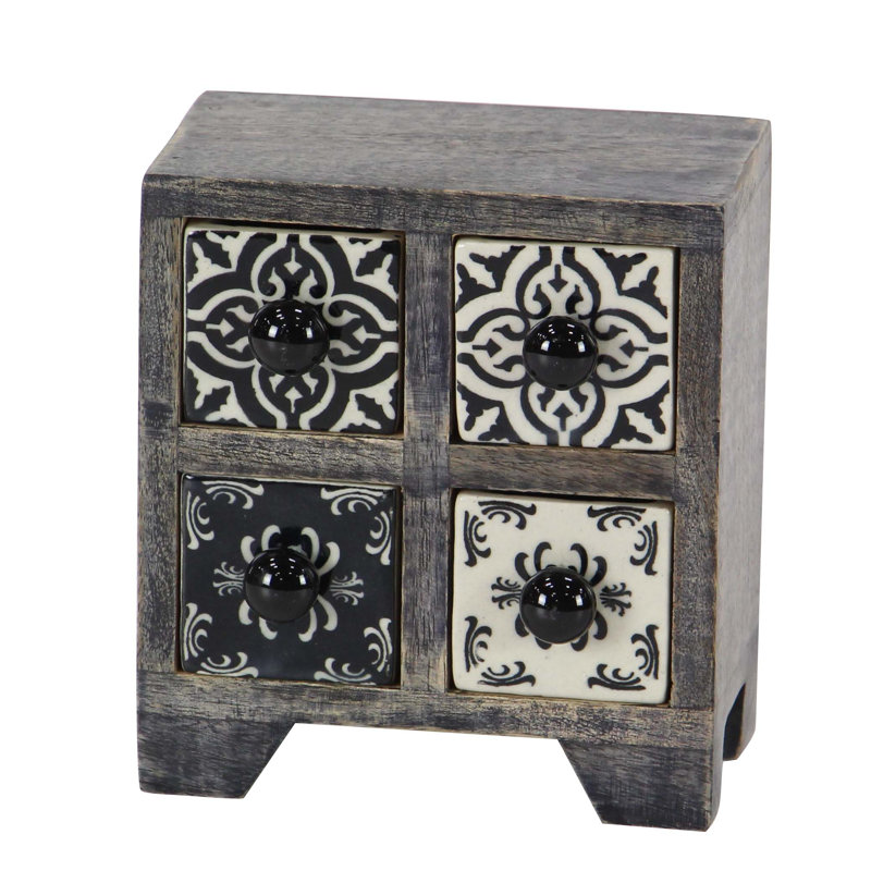 Boîte à bijoux Dereona, Noir