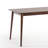 47 Inch Dining Table, Solid Wood Kitchen Table, Easy Assembly, Espresso