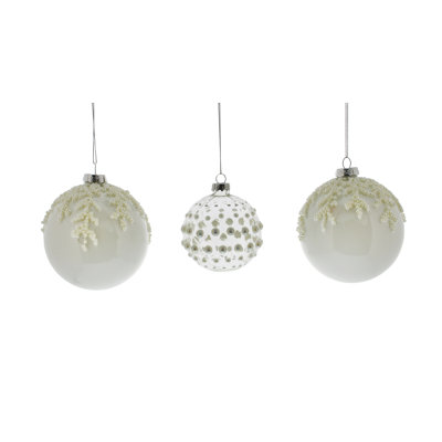 8cm Glass Other Bauble