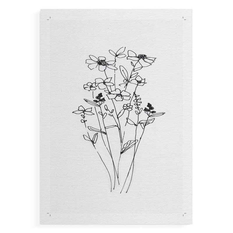 Farmhouse Plants I - Impression sur toile seulement - NON-CADRE, H 12 po x l 8 po
