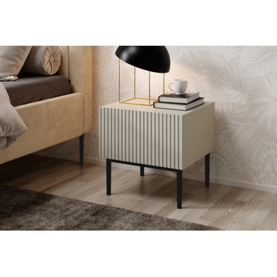 Alantra 46cm W Laminate Bedside Table