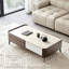 Table basse rectangulaire en bois manufacturé