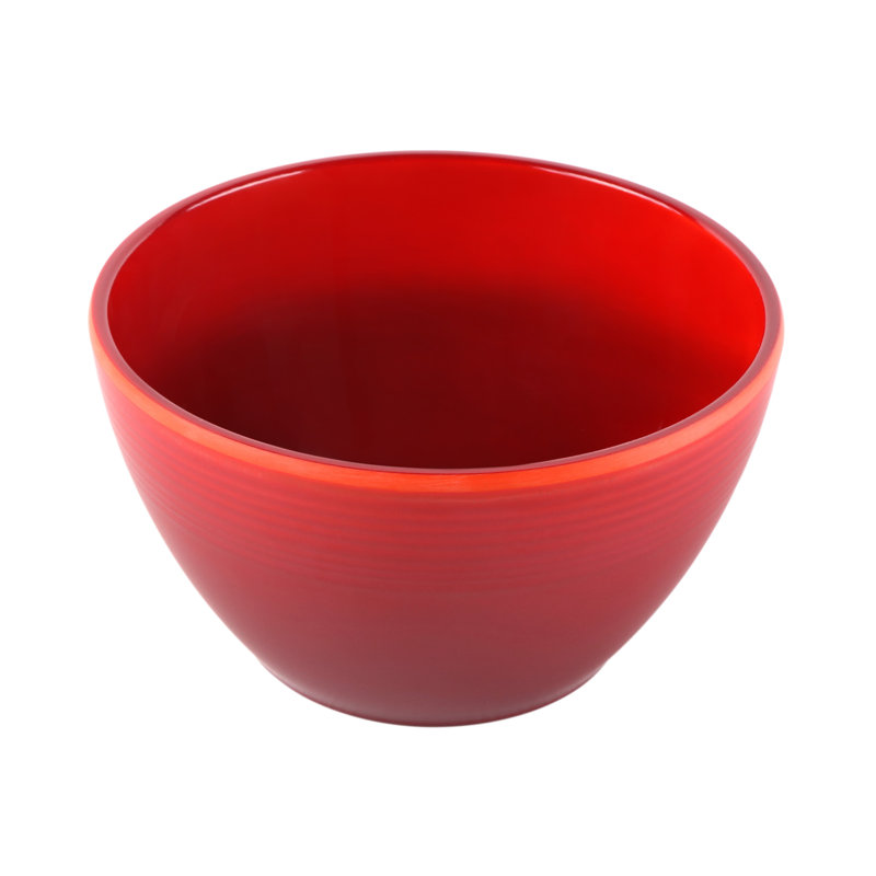Maya 4.75" Melamine Round Bowl, Red
