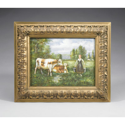 Reproduction d’art sur bois encadrée