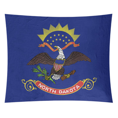 Tapisserie de north dakota flag Enrik
