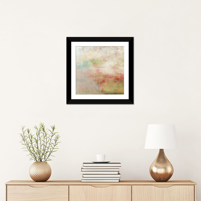 «Dreams of Clouds I», impression sur toile, Blanc, H 16 po x l 16 po x P 1 po, Papier d'art encadré noir