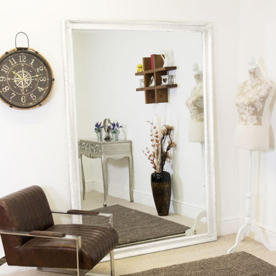 Efharis Wood Flat Wall Mirror