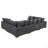 Large Seating Corduroy Modular Sleeper Sectional-37519546