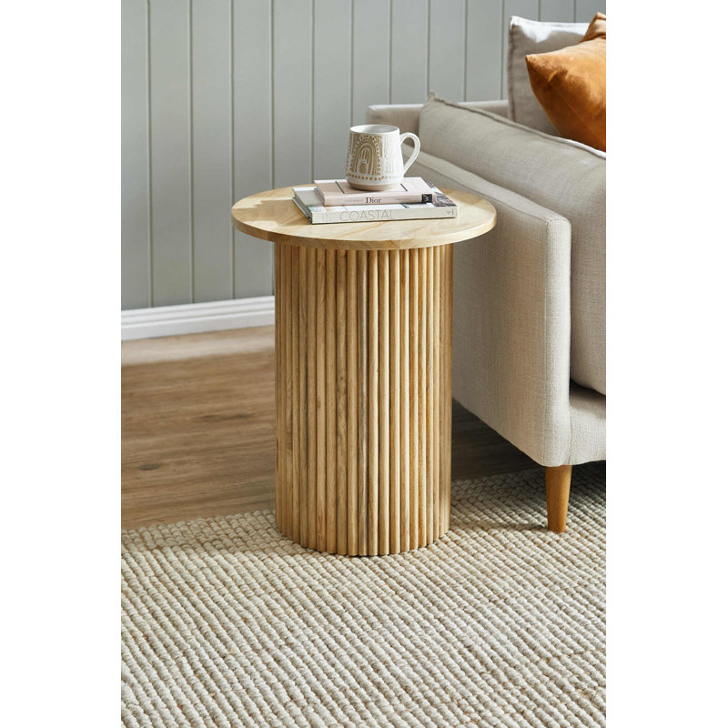 Anika Solid Wood End Table