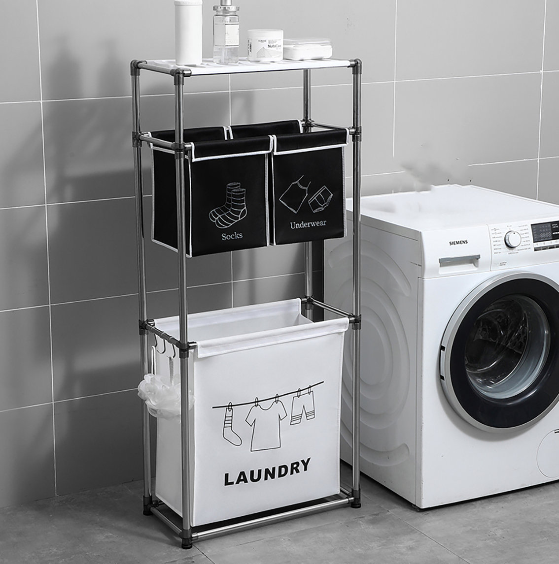 Breakwater Bay Fabric Laundry Center | Wayfair