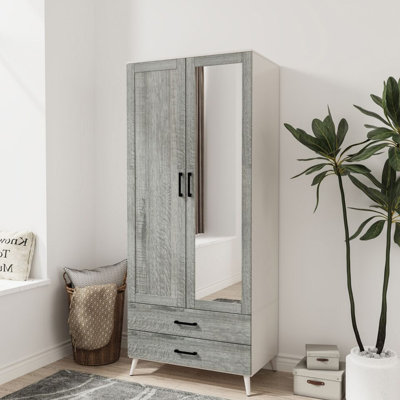 Bostick Solid Wood Wardrobe