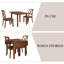 Ensemble de table de salle à manger extensible 3 pièces-544571506