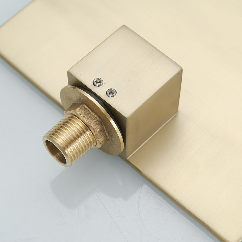 Wall Waterfall Faucet, Brushed Gold