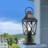 Outdoor Post Light,Lamp Post Light Fixture,Post Lantern With Pier Mount Base,Textured Black,Suitable For Gardens, Yards Or Entrances