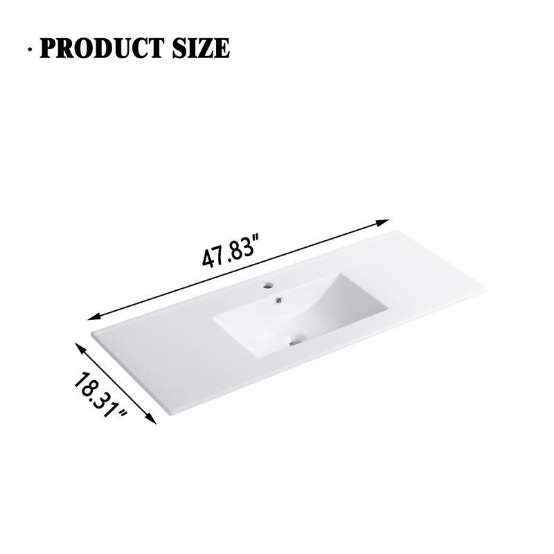 Bathroom Vanity Ceramic Sink