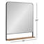 Miroir mural en métal avec tablette Branchville-96369797-90697196-90697192