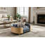 Lit pour chien surélevé de style scandinave avec pattes en bois massif et dossier en bois courbé-1152335977-1152335972