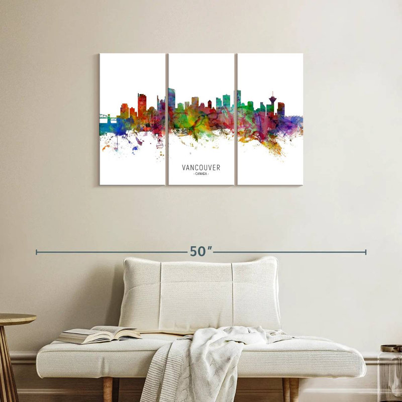 Nicci Vancouver Canada Skyline I, H 24 po x l 38 po