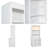 Multi-Functional Bookcase with 2 Drawers & Adjustable Shelves