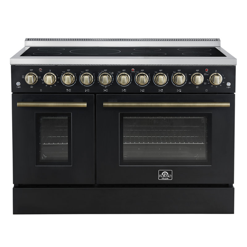 Cuisinière électrique 48 po Paolo - noir, Noir