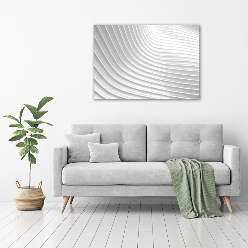 Abstraction Lines - No Frame Print on Glass