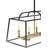 Egon 6 - Light Iron Rectangle Chandelier
