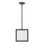 Luminaire suspendu carré à 1 lumière Hodder